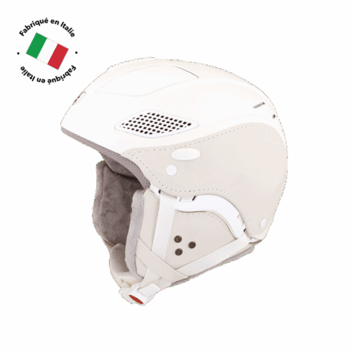 LOUNA II Edition helm - LEATHER WHITE