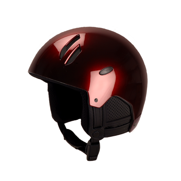 casque de ski français rouge