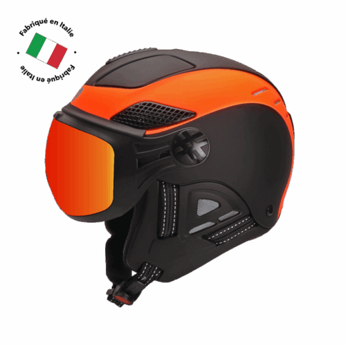 vizierhelm LOUNA2 VENTURY Touchy - BLACK ORANGE