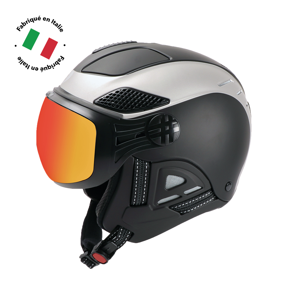 vizierhelm LOUNA2 VENTURY Touchy - BLACK SILVER