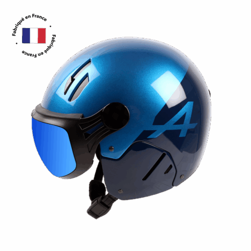 MAJOR CARBON ALPINE skihelm - BLEU ALPINE BRILLANT