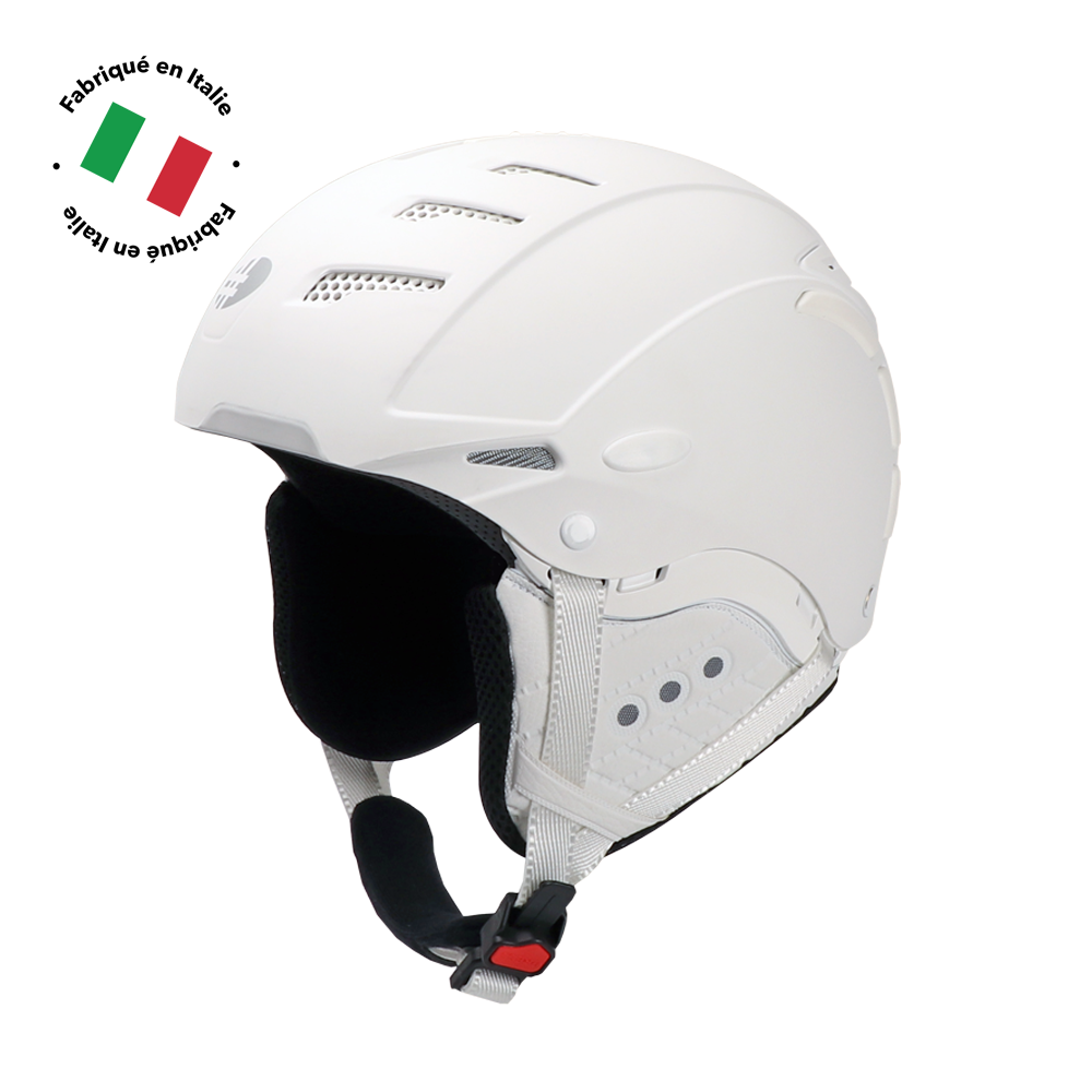 Casque ski blanc sans visière DIEZZ VENUS design italien