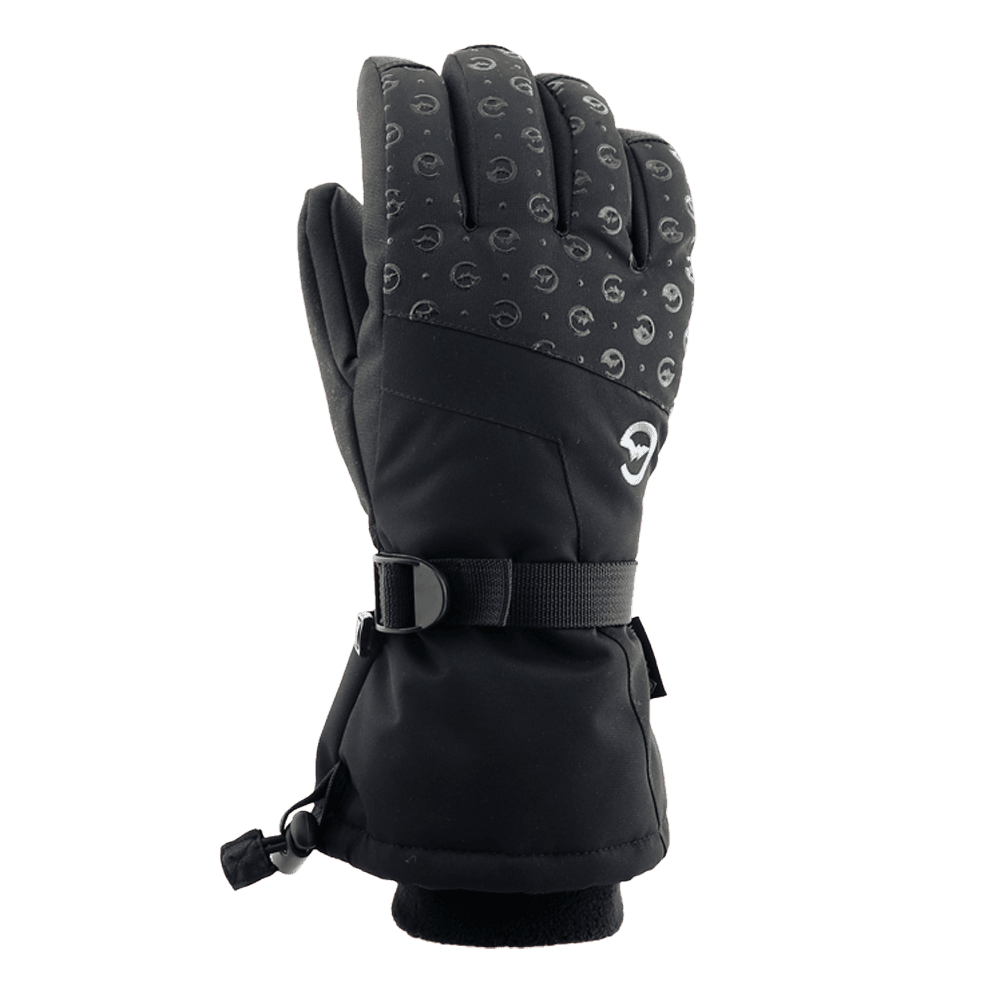 SHINY dames skihandschoenen - BLACK