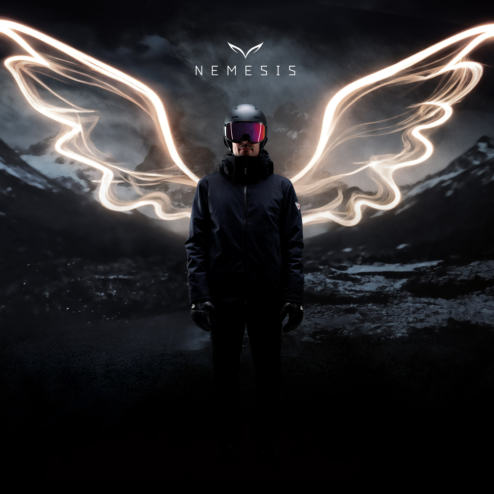 NEMESIS S3 skihelm - BLACK