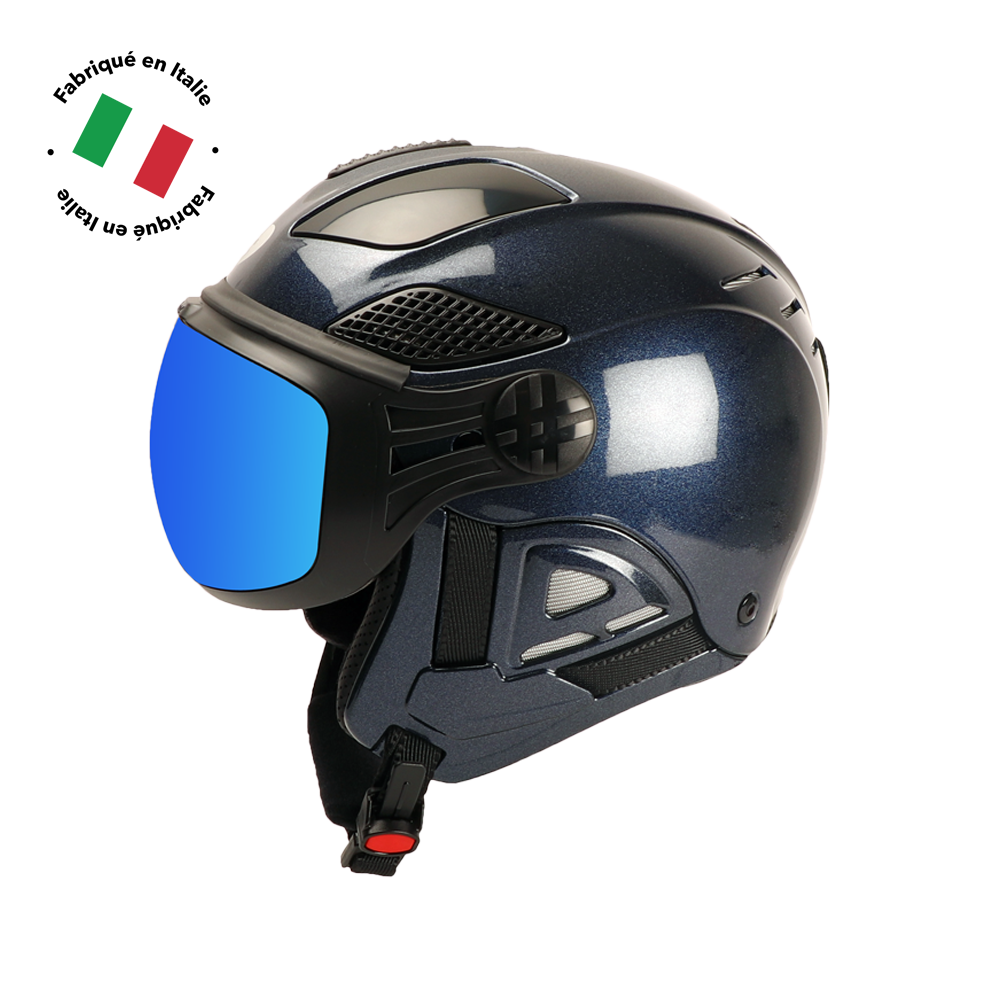 Casque ski confortable avec visière photochromique DIEZZ LOUNA Bleu Galaxie