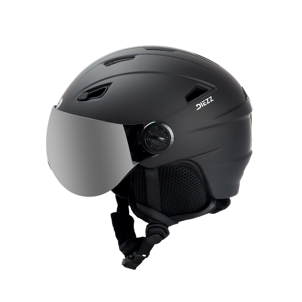 Casque ski pas cher avec visière DIEZZ HAWKING Black Cat.3