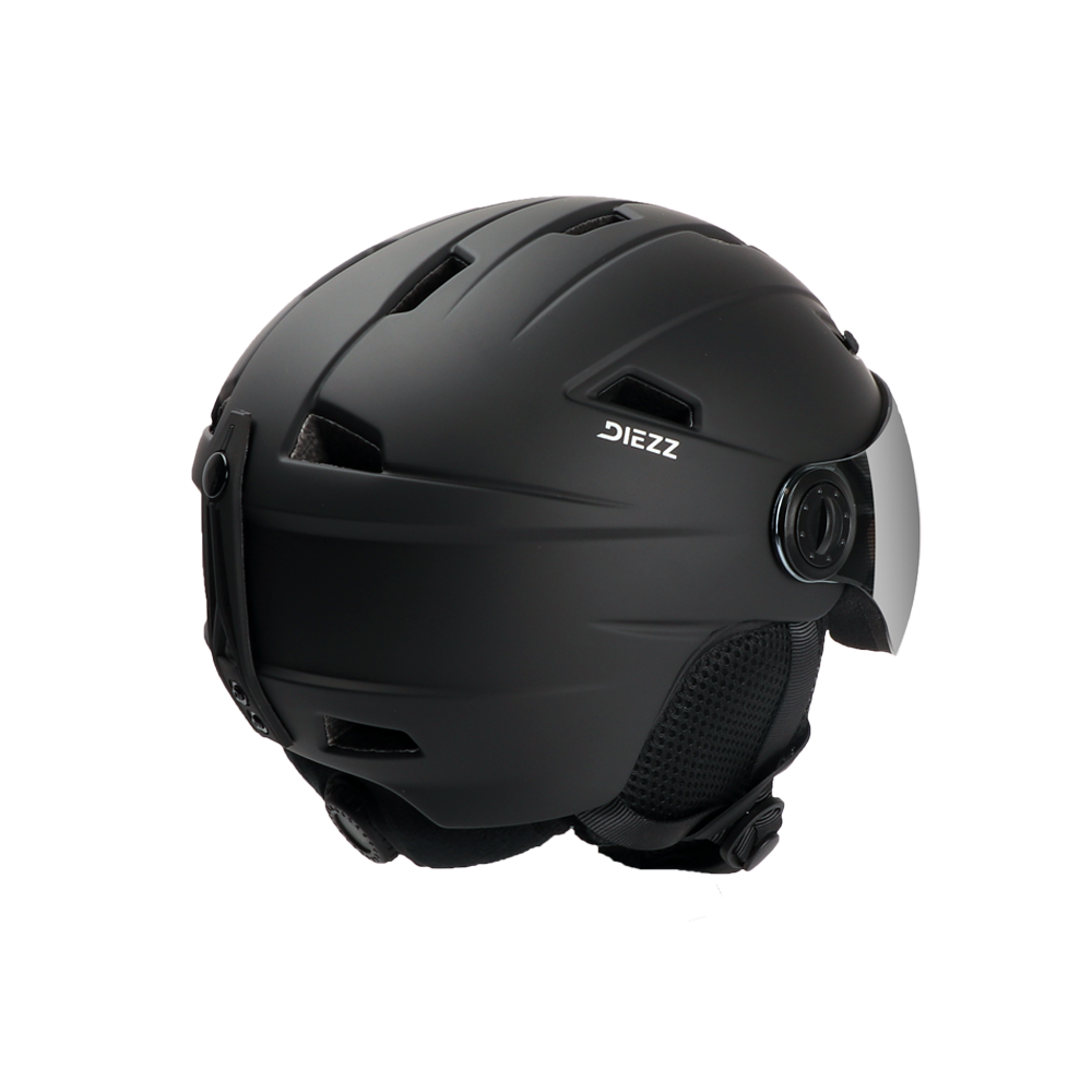 HAWKING skihelm met S3 vizier - BLACK
