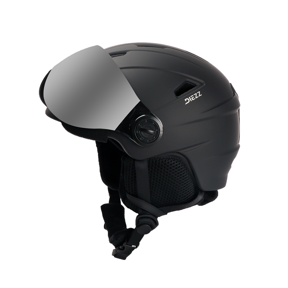 HAWKING skihelm met S3 vizier - BLACK