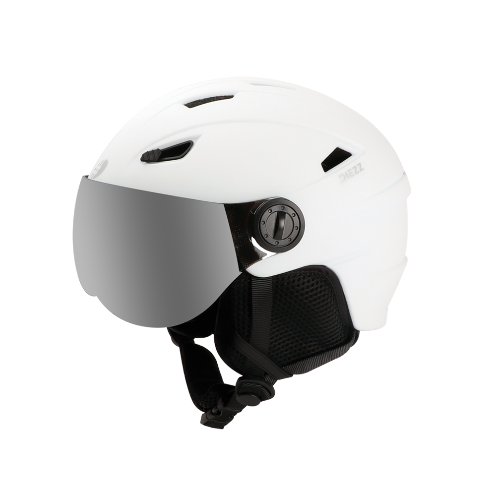 Casque ski pas cher avec visière DIEZZ HAWKING White Cat.3