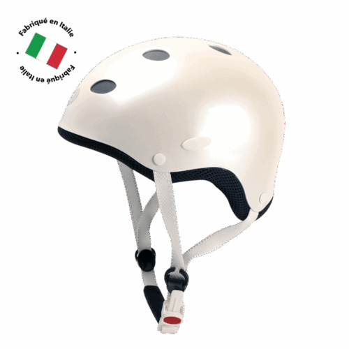 CITY farbiger Fahrradhelm ohne Visier - White Pearl